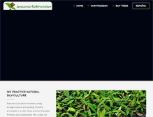 Tablet Screenshot of myreforestation.com